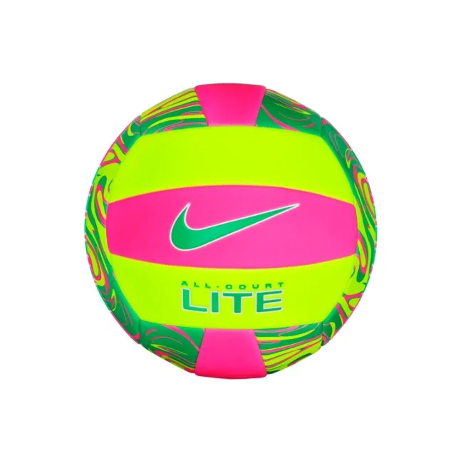 Волейбольный мяч NIKE ALL COURT LITE VOLLEYBALL DEFLATED PINK/VOLT/GREEN size 5