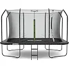 Батут Zipro Jump Pro Quadro с внутренней сеткой 8 х 12 футов 366 x 244 см черный