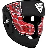 Шолом RDX HEAD GUNDER ARMOURRD NEW AURA F17 чорний, червоний