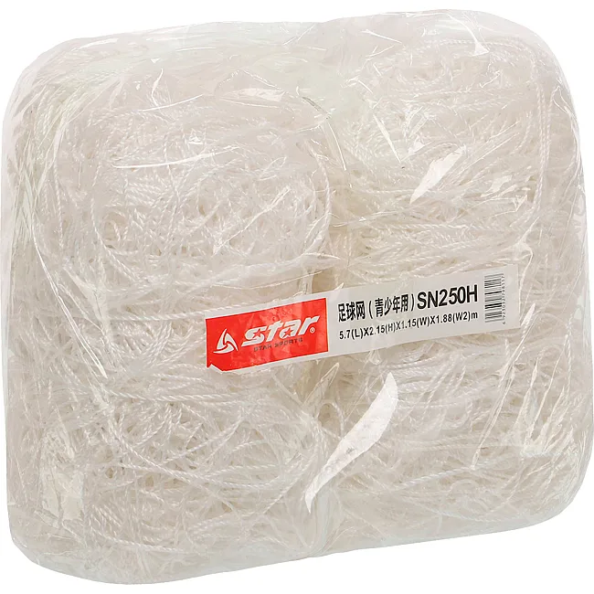 Сетка для футбольных ворот
 в комплекте из 2 штук STAR SN250H 5,7x2,15x1,5х1,88м 2шт