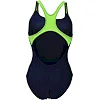 Купальник Arena SWIM PRO BACK GRAPHIC лайм, синий, белый