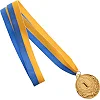 Медаль спортивная с лентой SP-SPORT
 ZING C-4334 (Золотой)