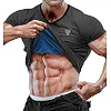 Мужская футболка RDX M1 с эффектом сауны Grey