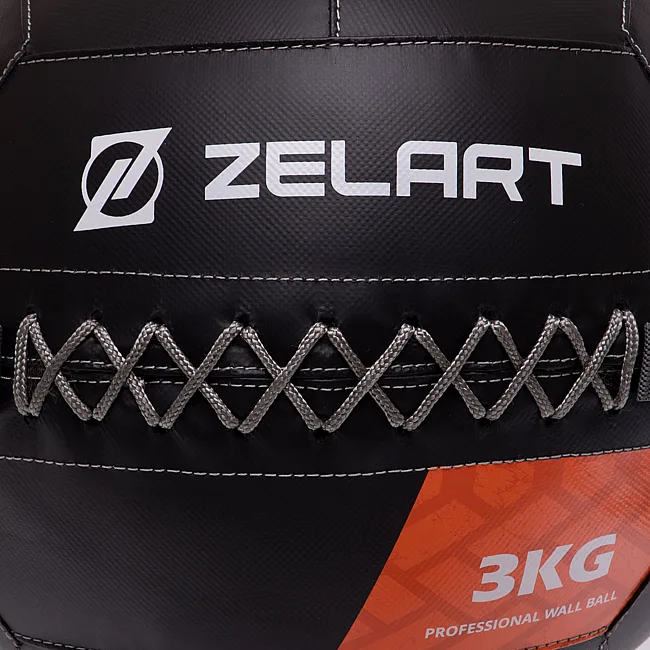 Мяч набивной медицинский для кроссфита WALL BALL ZELART
 TA-7822-3 вес-3кг