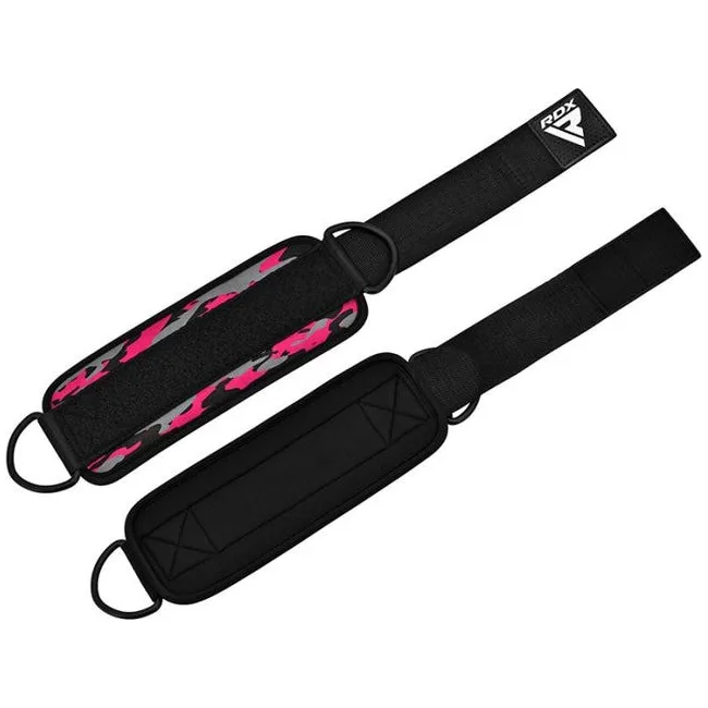 Манжеты на лодыжку RDX GYM ANKLE PRO A4 CAMO PINK-PAIR