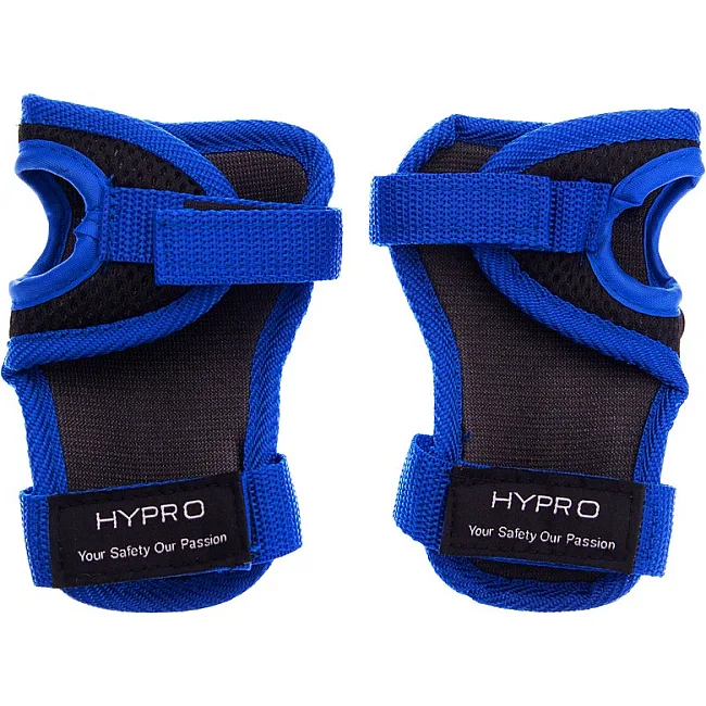Защита для роликов детская наколенники налокотники перчатки HYPRO SK-6967 (Белый-фиолетовый)