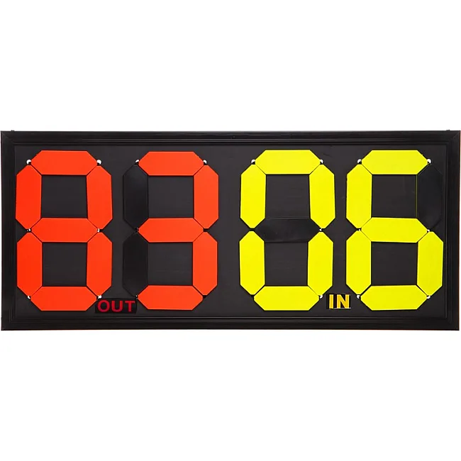 Табло замены игроков двухсторонее 4 цифры SP-SPORT
 C-2912-00-00