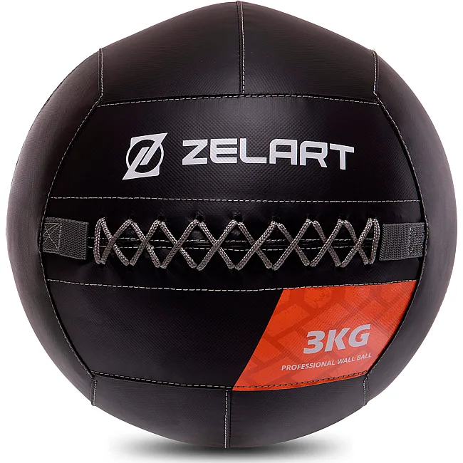 Мяч набивной медицинский для кроссфита WALL BALL ZELART
 TA-7822-3 вес-3кг