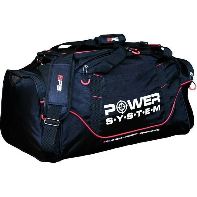 Спортивная сумка POWER SYSTEM PS-7010 Gym Bag Magna Black/Red