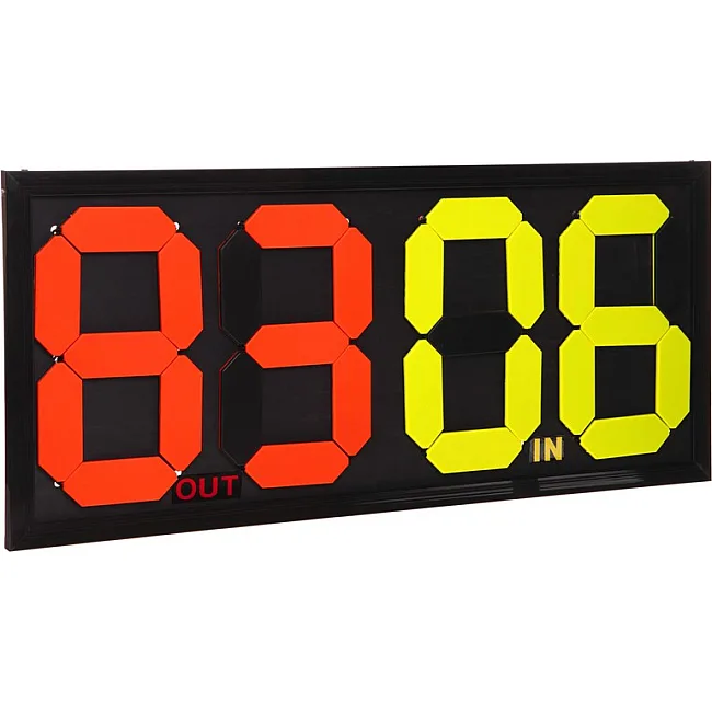 Табло замены игроков двухсторонее 4 цифры SP-SPORT
 C-2912-00-00