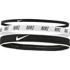 Пов'язка на голову Nike Mixed Width Headbands 3PK чорний, білий