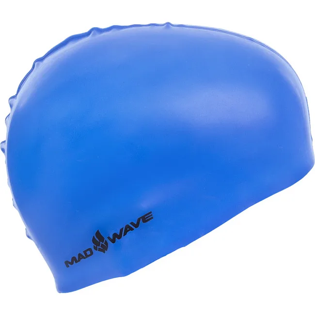 Шапочка для бассейна
 силиконовая для взрослых MADWAVE
 LIGHT M053503 (Голубой)
