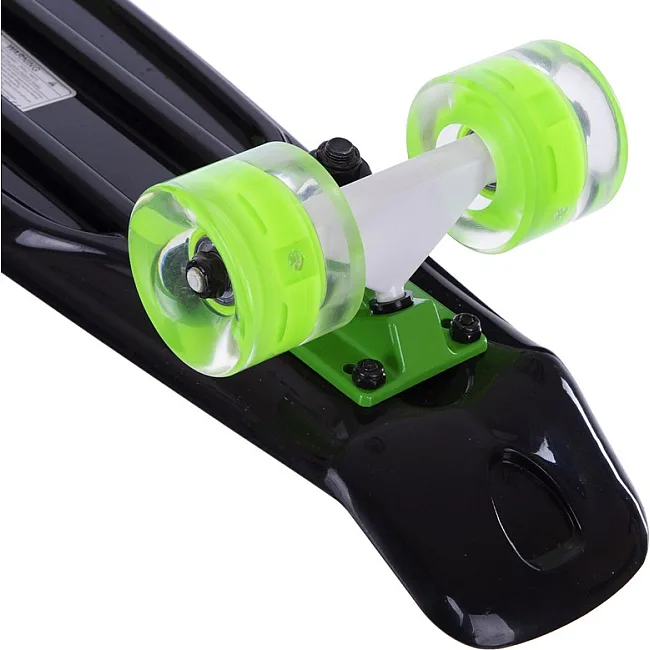 Пенни борд Penny Board круизер пластиковый со светящимися колесами 22