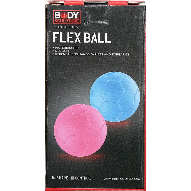 Кистевой эспандер
 гелевый Мяч ø50мм BODY SCULPTURE FLEXBALL BJBB-9131-B2 2шт
, (Синий-розовый)