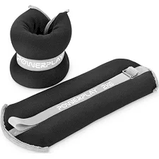 Утяжелители-манжеты для ног и рук PowerPlay PP-4349 Ankle/Wrist Weights (2шт.*2 kg) (пара) Черные