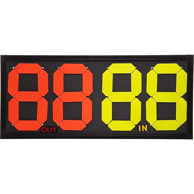 Табло замены игроков двухсторонее 4 цифры SP-SPORT
 C-2912-00-00