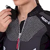 Мотокуртка женская NERVE 653-2 (Черный-розовый)