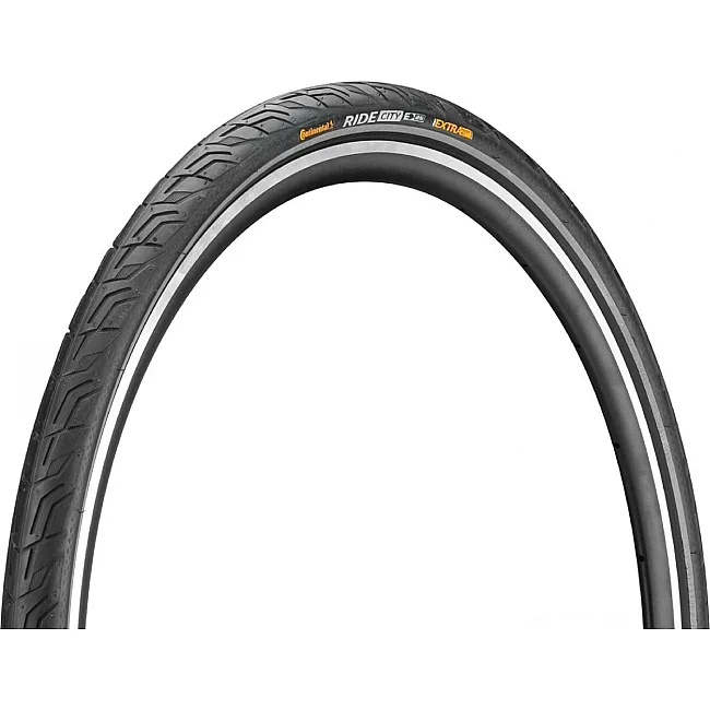 Покрышка Continental Ride City 28" | 700 x 42C (40C) черная/коричневая, не складная, светоотражающая