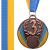 Медаль спортивная с лентой SP-SPORT UKRAINE с украинской символикой C-4339 ø6,5см (Бронзовый) Медаль спортивная с лентой SP-SPORT UKRAINE с украинской символикой C-4339 ø6,5см (Бронзовый)