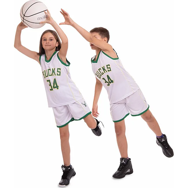 Детская баскетбольная форма
 NBA клуб Milwaukee Bucks 34 3582