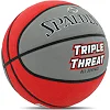 Баскетбольный мяч
 резиновый SPALDING TRIPLE THREAT 84546Z
 7 (Серый-красный)