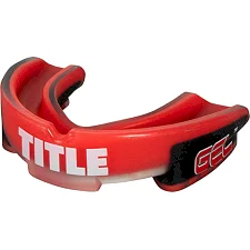 Капа для бокса TITLE Boxing Gel Triple-Shox 2.0 взрослая (возраст 11+) Red/Black