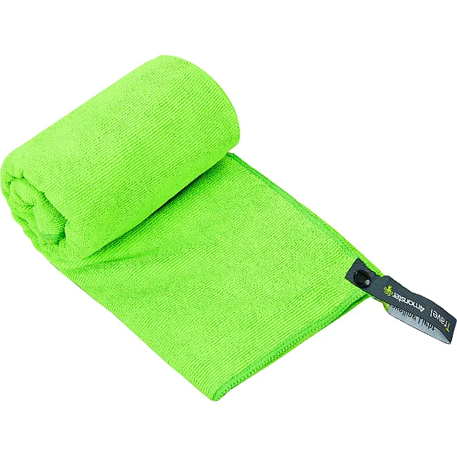 Спортивное полотенце из микрофибры TRAVEL TOWEL 4MONSTER T-SQT 60х120см (Зеленый)