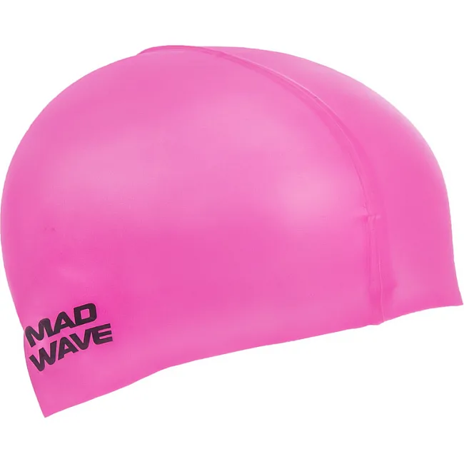 Шапочка для бассейна
 силиконовая для взрослых MADWAVE
 LIGHT M053503 (Голубой)