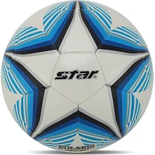 Футбольный мяч SELECTAR POLARIS 888 SB3165C №5 Compite кожа (Белый-синий)