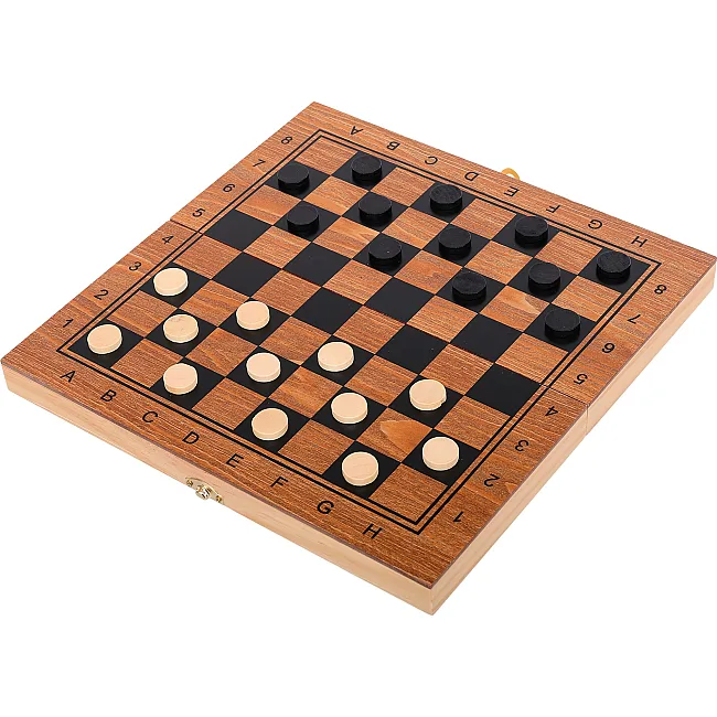 Шахматы шашки нарды 3 в 1 набор настольных игр деревянные ZOOCEN ZC7230
 29см x 29см х 2,5см