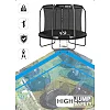 Батут THUNDER INSIDE ELITE с внутренней сеткой 14 футов 427 см черный
