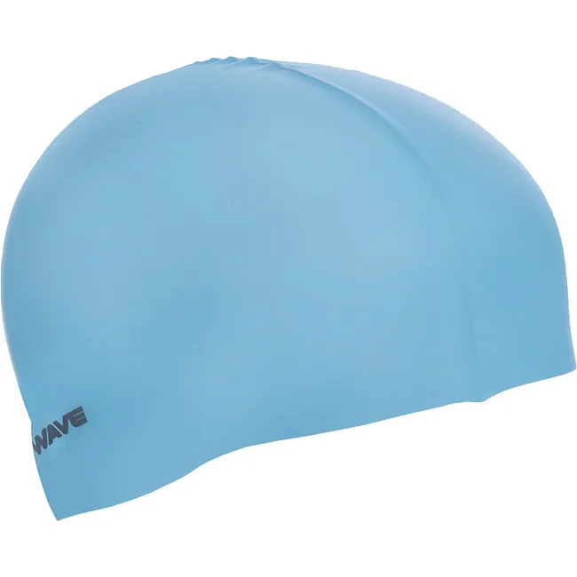 Шапочка для бассейна
 силиконовая для взрослых MADWAVE
 LIGHT M053503 (Голубой)