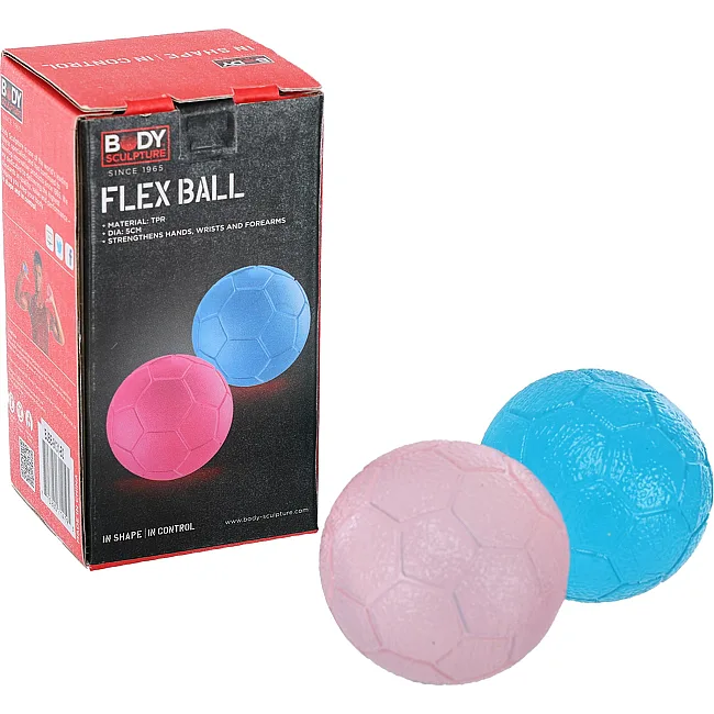Кистевой эспандер
 гелевый Мяч ø50мм BODY SCULPTURE FLEXBALL BJBB-9131-B2 2шт
, (Синий-розовый)