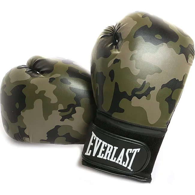 Боксерські рукавиці Everlast SPARK TRAINING GLOVE чорний, коричневий 16 унцій