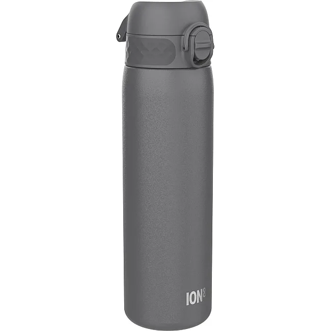Бутылка для воды металлическая ION8 600 мл. Stainless Steel , Grey