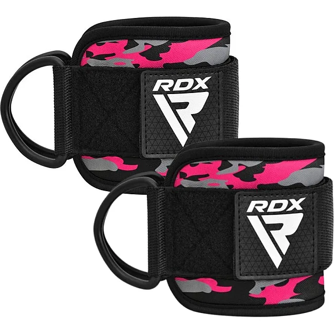 Манжеты на лодыжку RDX GYM ANKLE PRO A4 CAMO PINK-PAIR