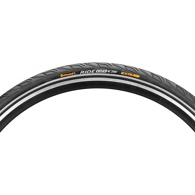Покрышка Continental Ride City 28" | 700 x 42C (40C) черная/коричневая, не складная, светоотражающая