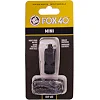 Свисток спортивный судейский пластиковый со шнурком MINI FOX40-MINI (Черный)