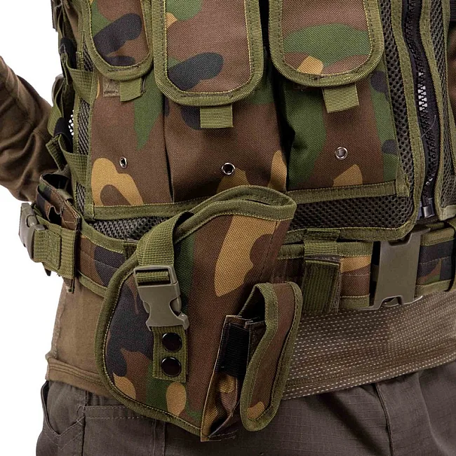 Разгрузочный жилет
 на 8 карманов MILITARY RANGERS
 TY-5720 (Хаки)
