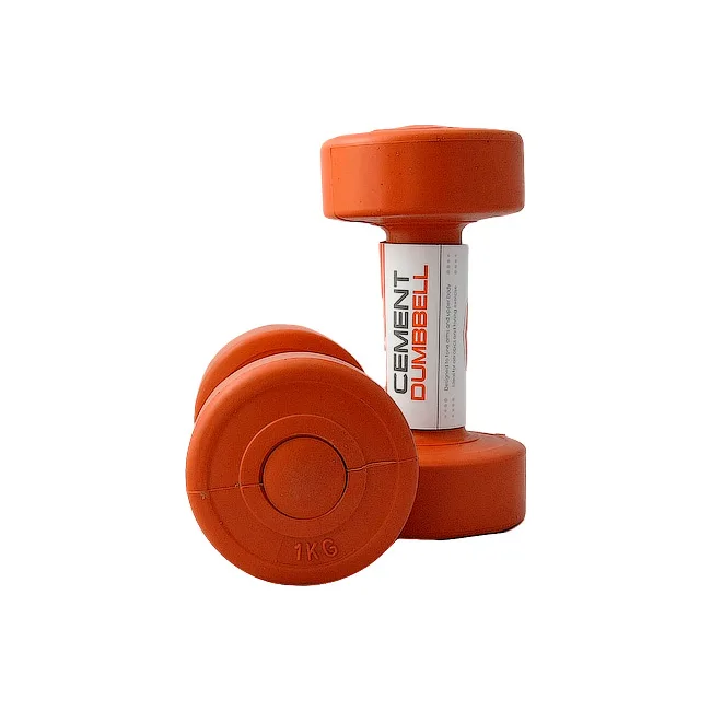 Гантелі пластикові пара CEMENT DUMBELL 2х1кг