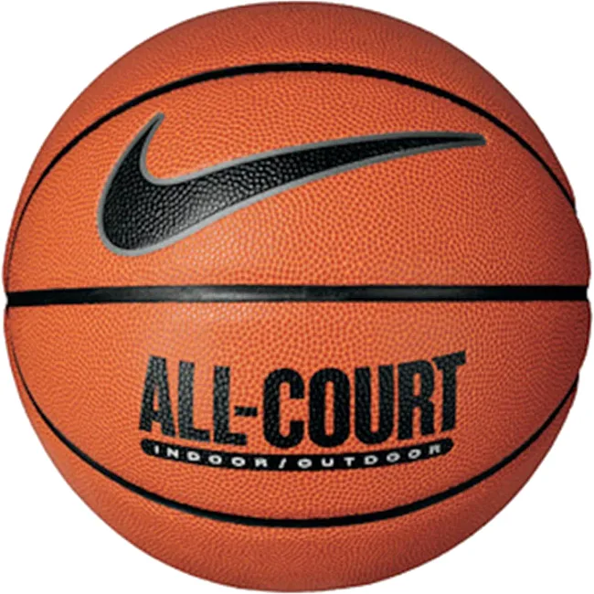 Мяч баскетбольный Nike EVERYDAY ALL COURT 8P DEFLATED AMBER/BLACK/METALLIC SILVER/BLACK size 6