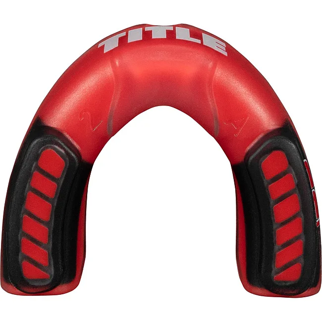 Капа для бокса TITLE Boxing Gel Triple-Shox 2.0 взрослая (возраст 11+) Red/Black