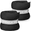 Утяжелители-манжеты для ног и рук PowerPlay PP-4349 Ankle/Wrist Weights (2шт.*2 kg) (пара) Черные