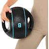 Медбол мяч медицинский двуручный с хватами LiveUp
 LP8111-8 8кг