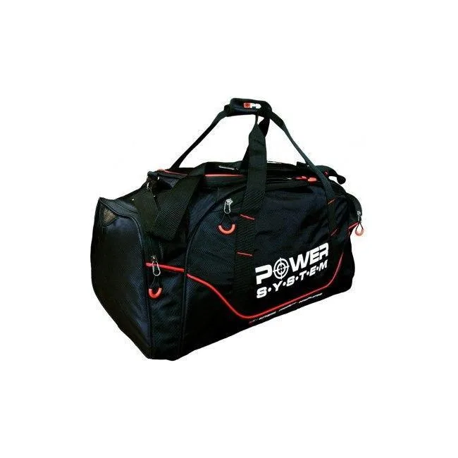 Спортивная сумка POWER SYSTEM PS-7010 Gym Bag Magna Black/Red