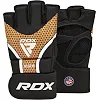 Перчатки для ММА RDX AURA PLUS T-17 Black Golden (капа в комплекте)
