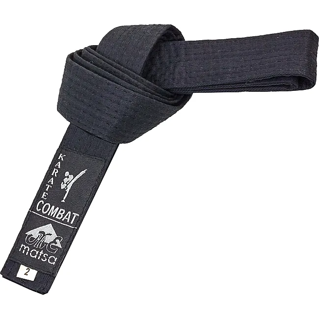 Пояс для кимоно MATSA MA-0040 (Черный)