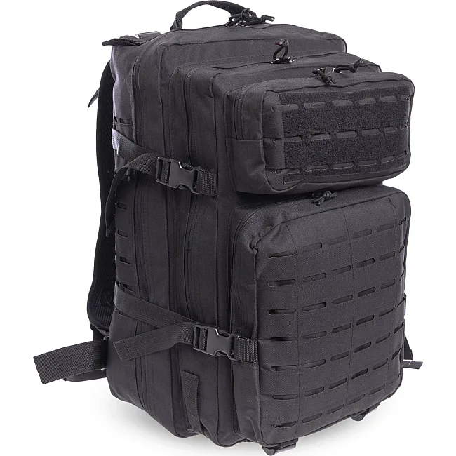 Штурмовой тактический рюкзак SILVER KNIGHT 1512 50х36х12см 22л (Черный)