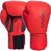 Перчатки для бокса PU MAXXMMA GB01S (Красный)