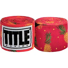 Бинты боксерские Title Boxing Print 450см Pineapple
